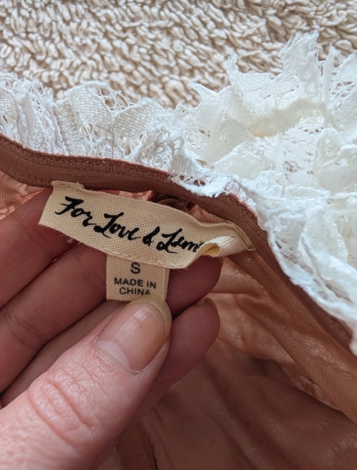Дантелена рокля For Love & Lemons - Sunday West Boutique