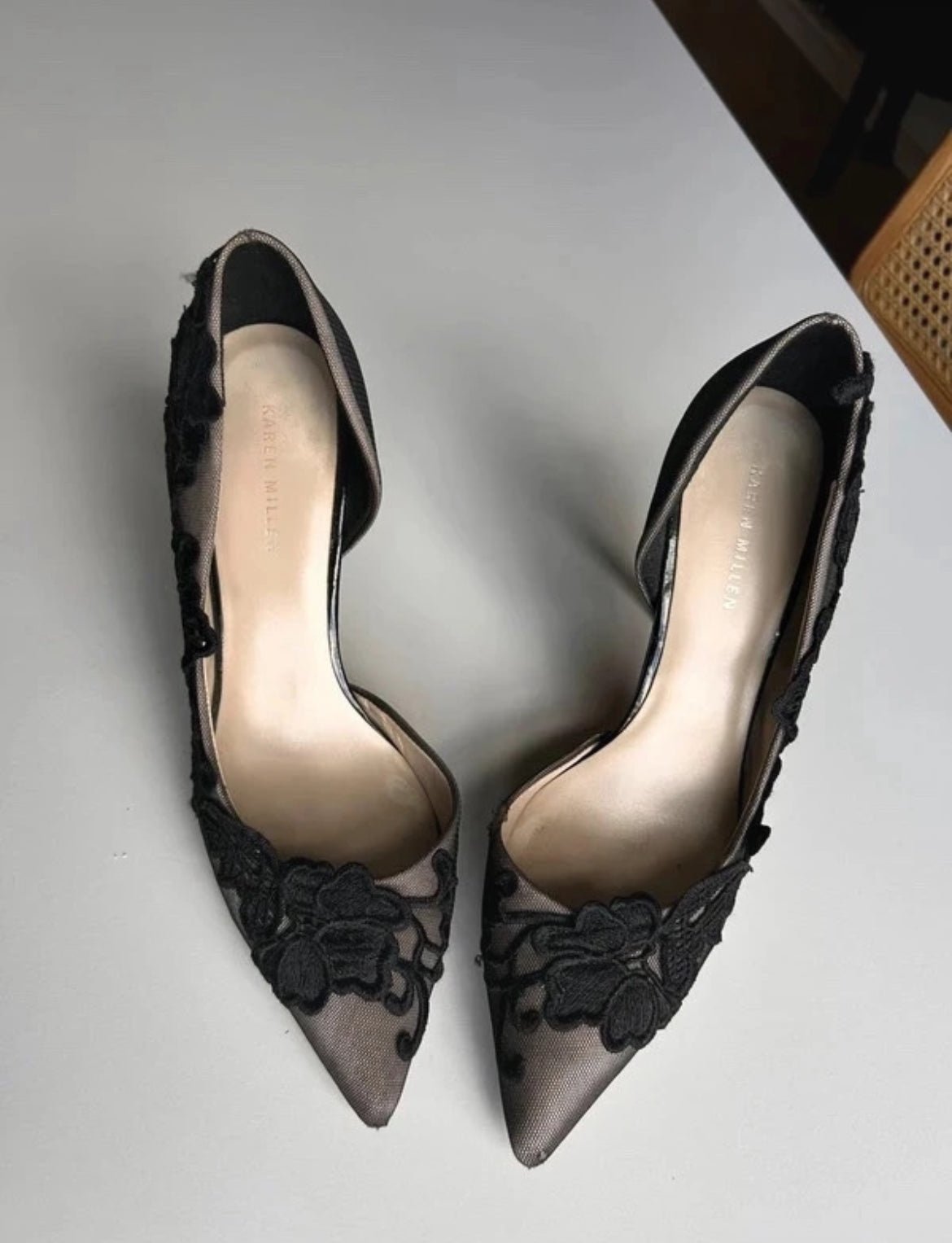 Дантелени обувки на ток Karen Millen - 40 - Sunday West Boutique