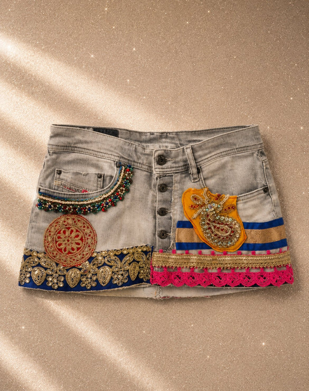 Diesel Reworked мини пола - Sunday West Boutique