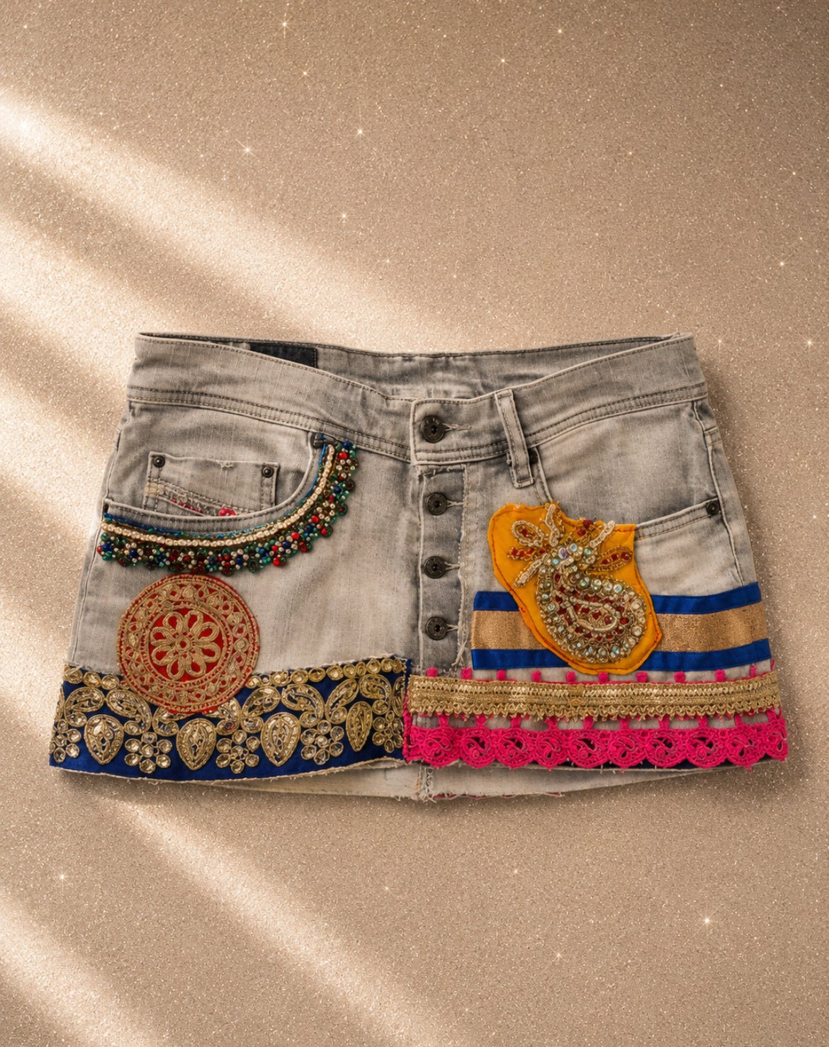 Diesel Reworked мини пола - Sunday West Boutique