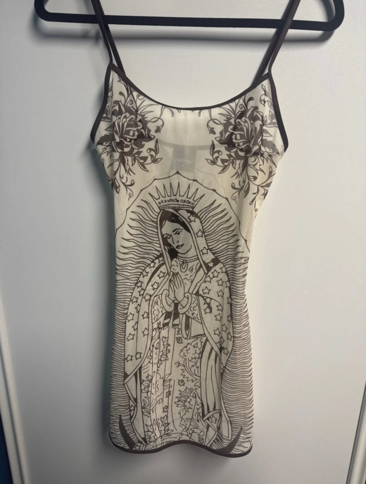 Ed Hardy Virgin Mary рокля - M - Sunday West Boutique