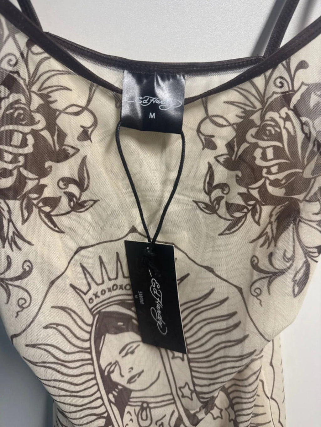 Ed Hardy Virgin Mary рокля - M - Sunday West Boutique