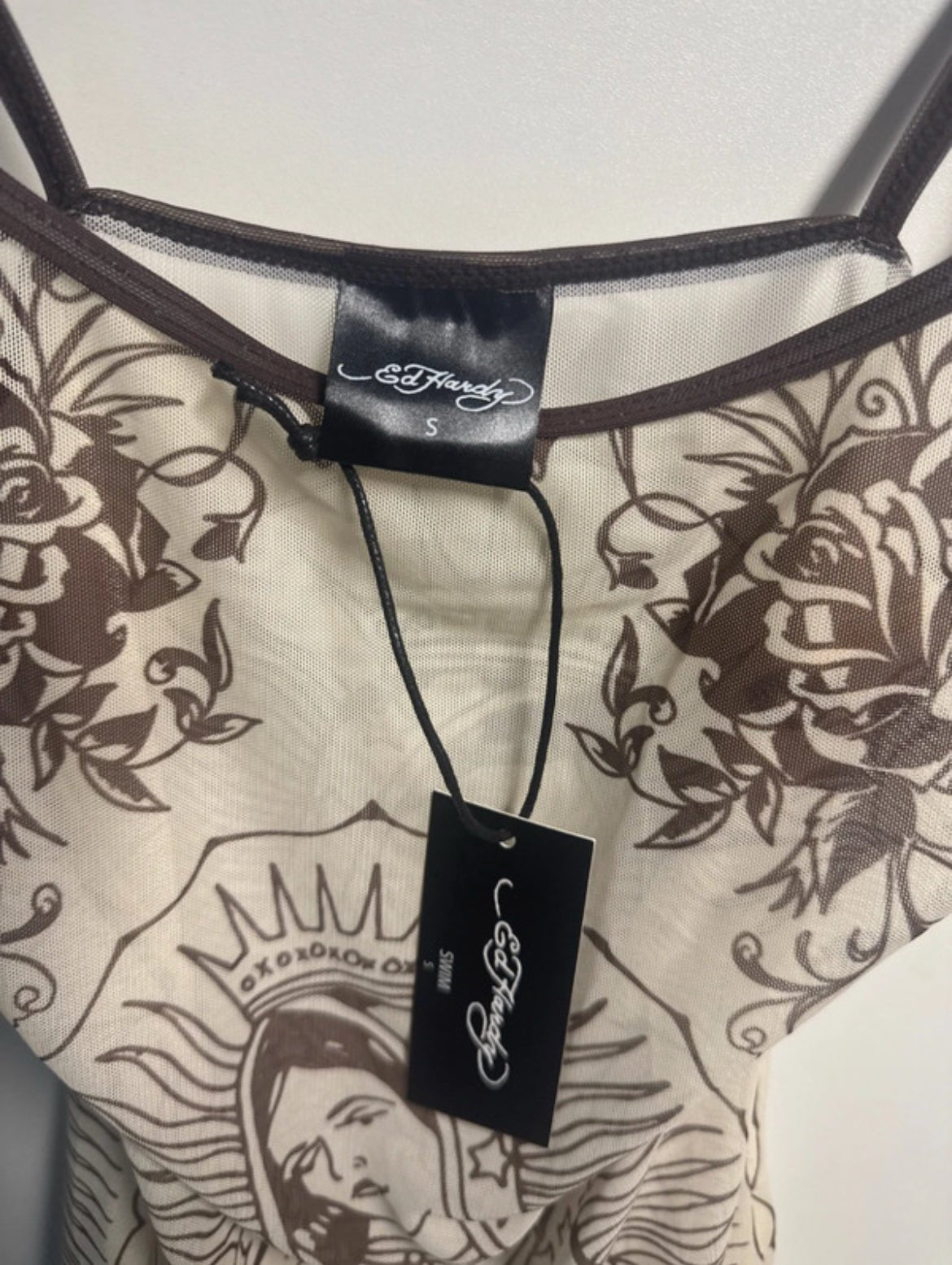Ed Hardy Virgin Mary рокля - S - Sunday West Boutique