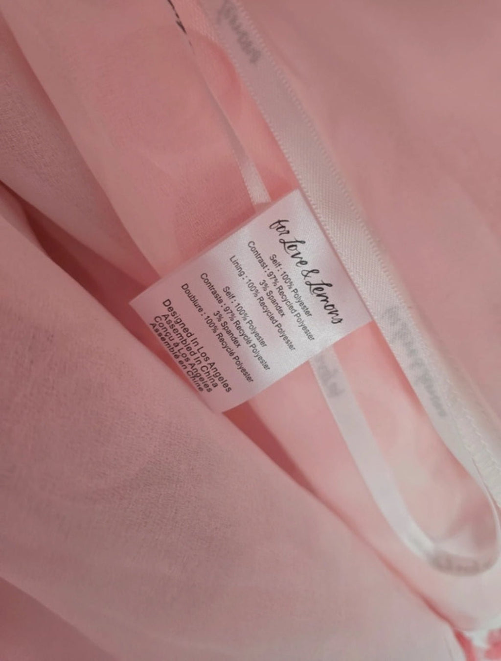 For Love & Lemons Skye Rose Babydoll мини рокля - Sunday West Boutique
