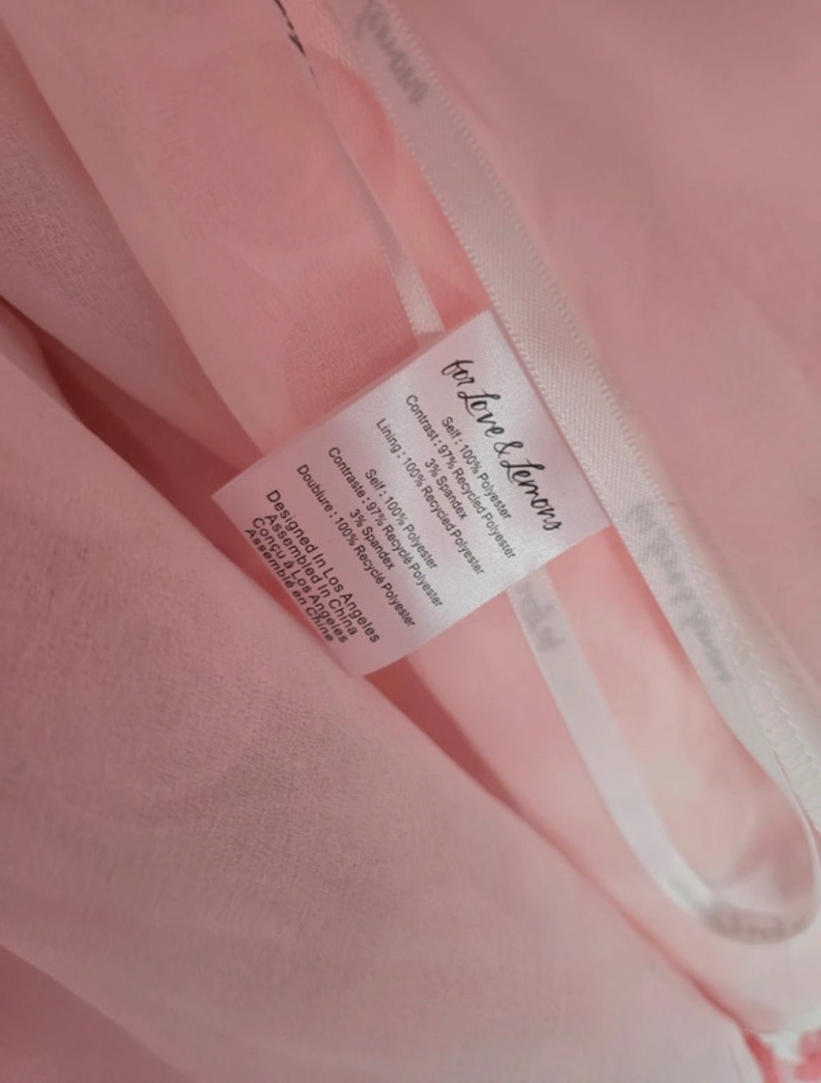 For Love & Lemons Skye Rose Babydoll мини рокля - Sunday West Boutique