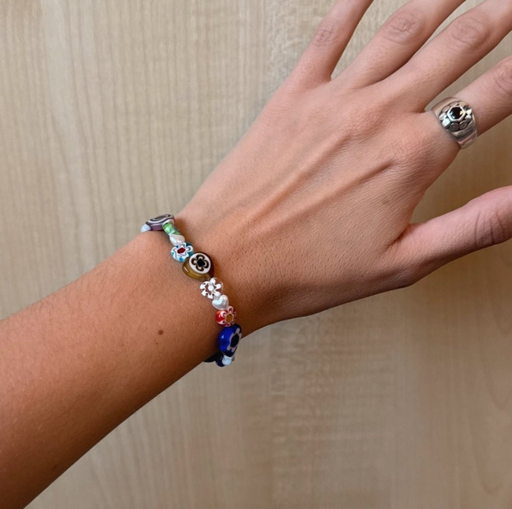 Гривна в стил Murano Millefiori - Sunday West Boutique