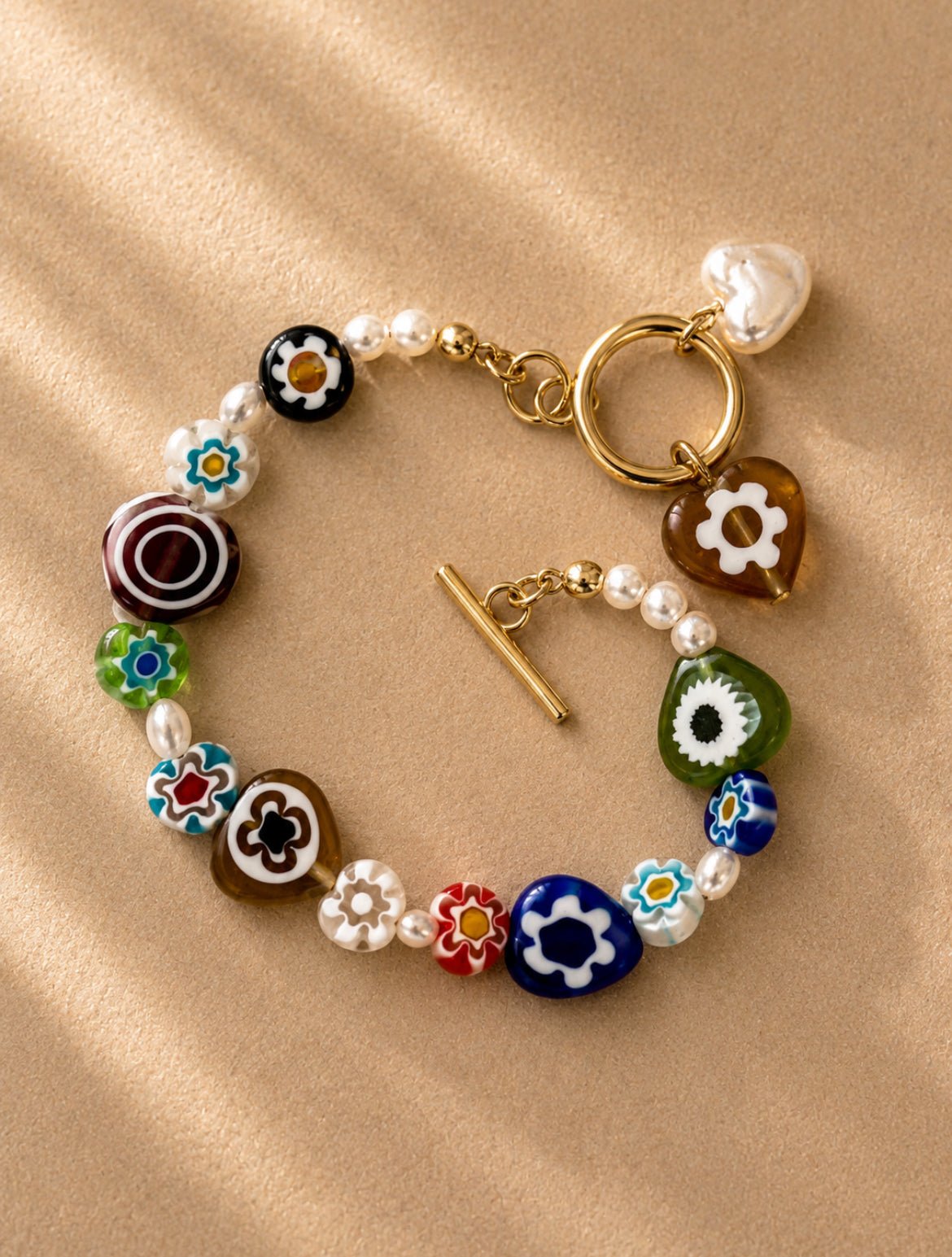 Гривна в стил Murano Millefiori - Sunday West Boutique