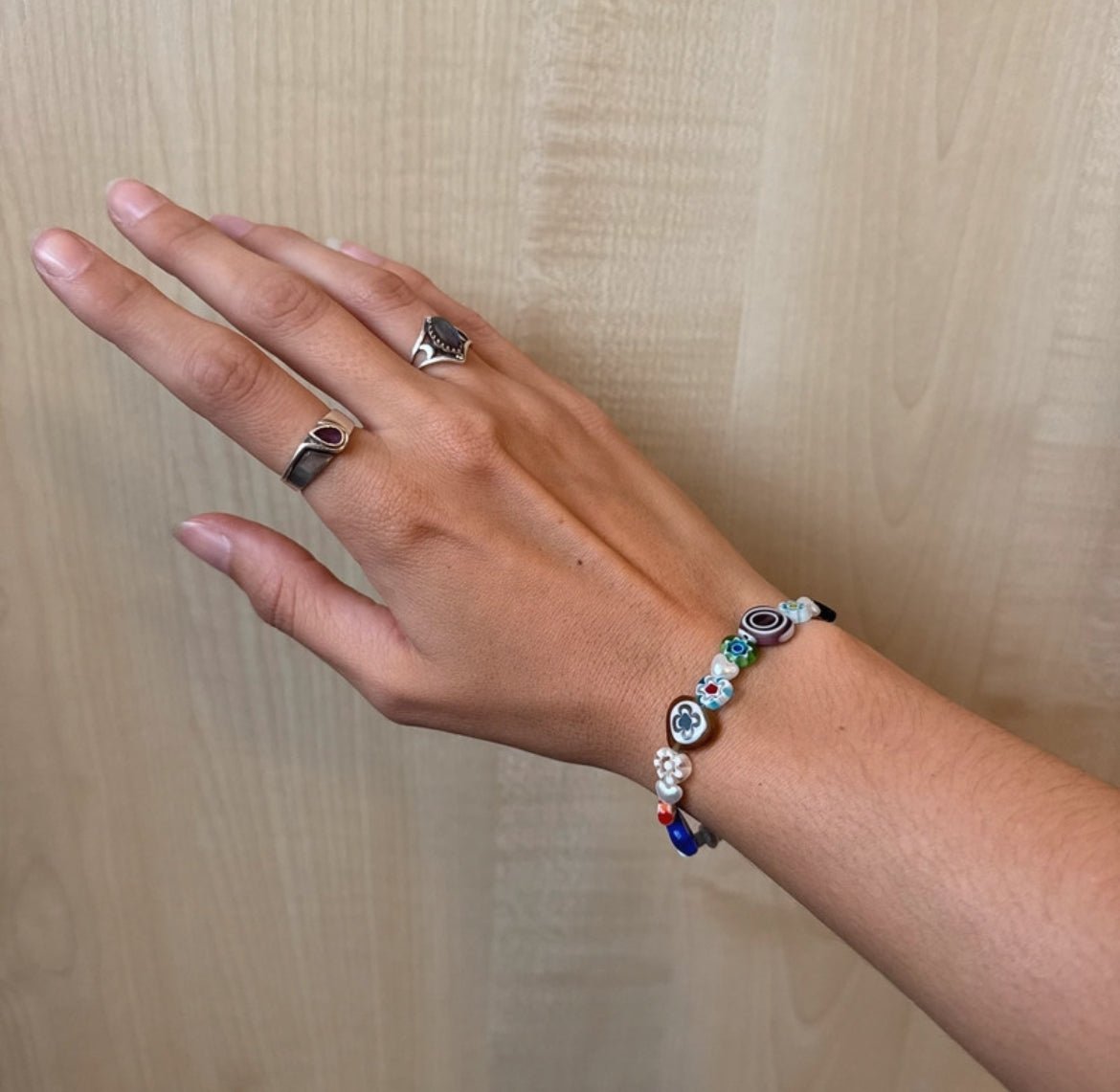 Гривна в стил Murano Millefiori - Sunday West Boutique