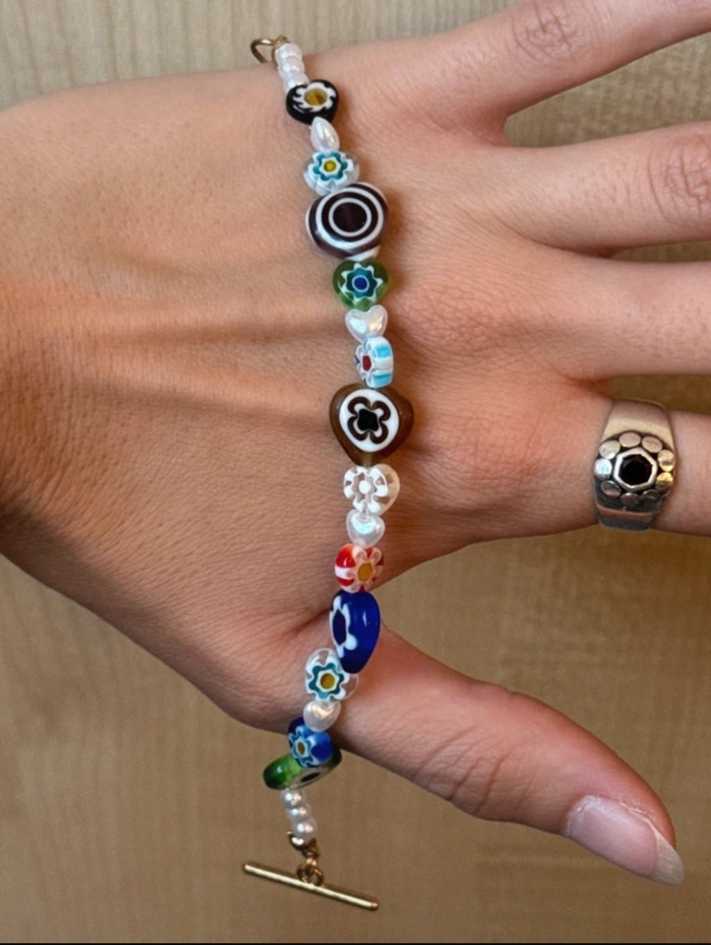 Гривна в стил Murano Millefiori - Sunday West Boutique