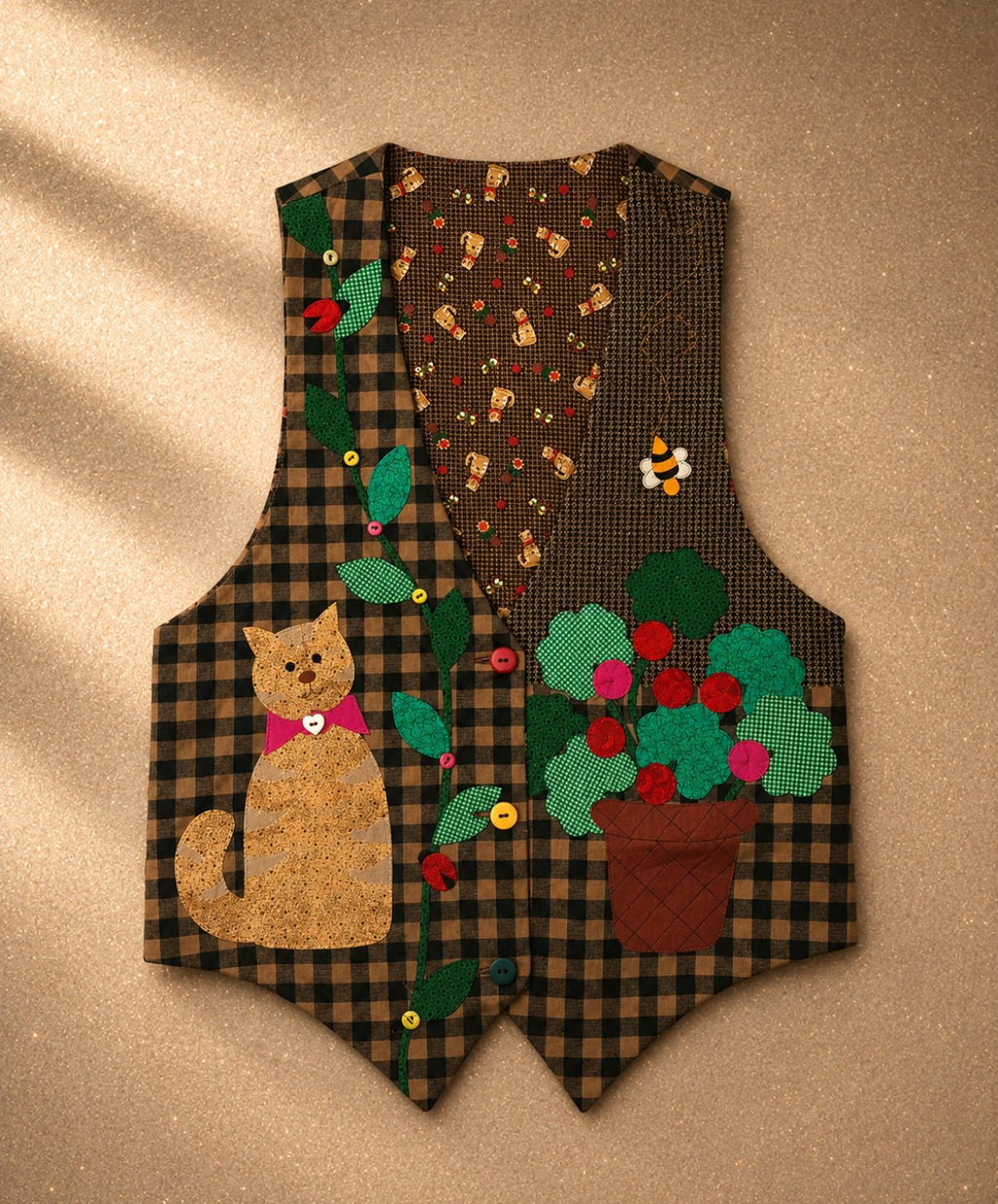 Handmade patchwork елек - Sunday West Boutique