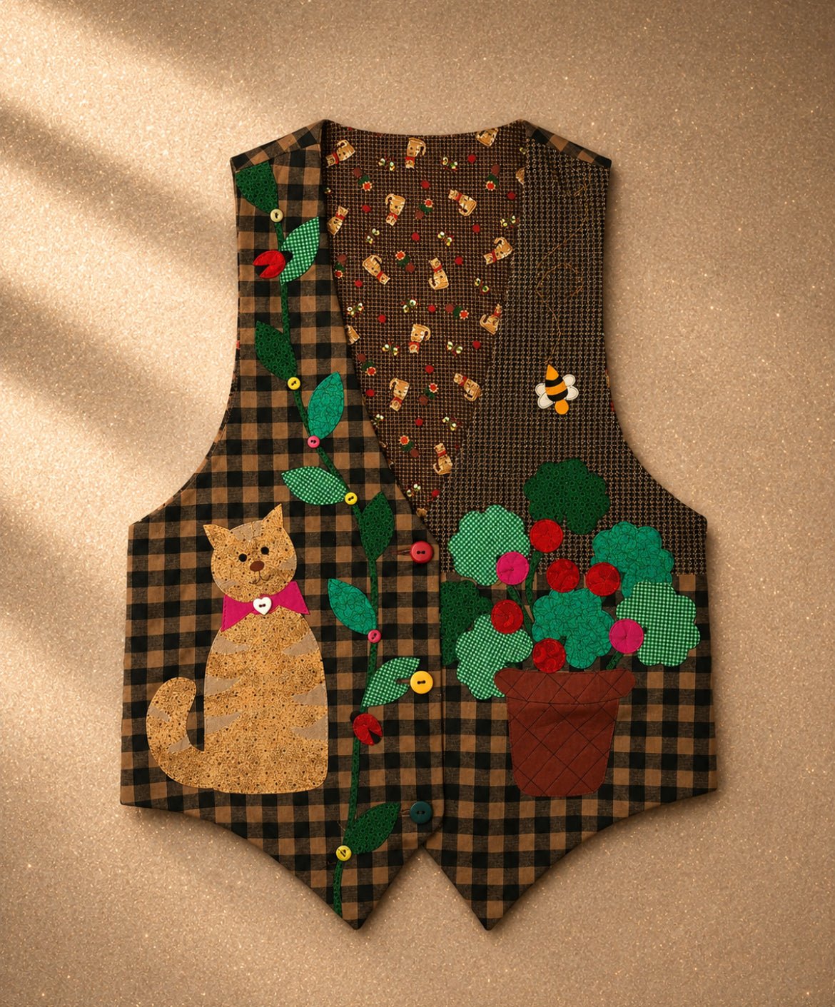 Handmade patchwork елек - Sunday West Boutique