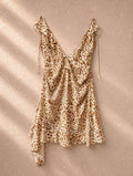 I.AM.GIA leopard mesh мини рокля - Sunday West Boutique
