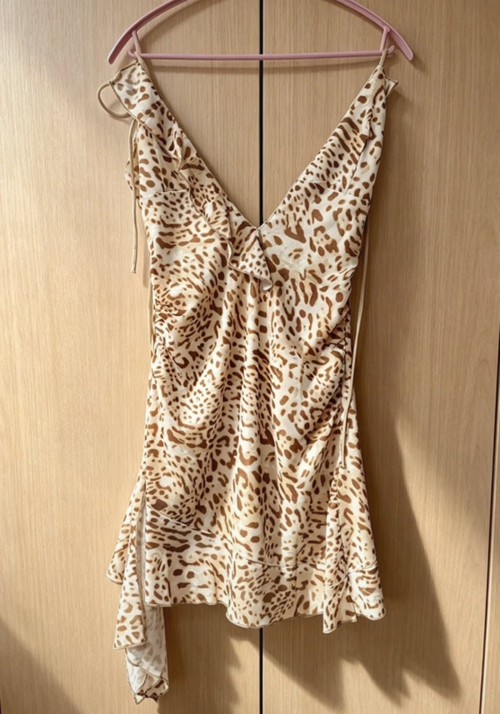 I.AM.GIA leopard mesh мини рокля - Sunday West Boutique