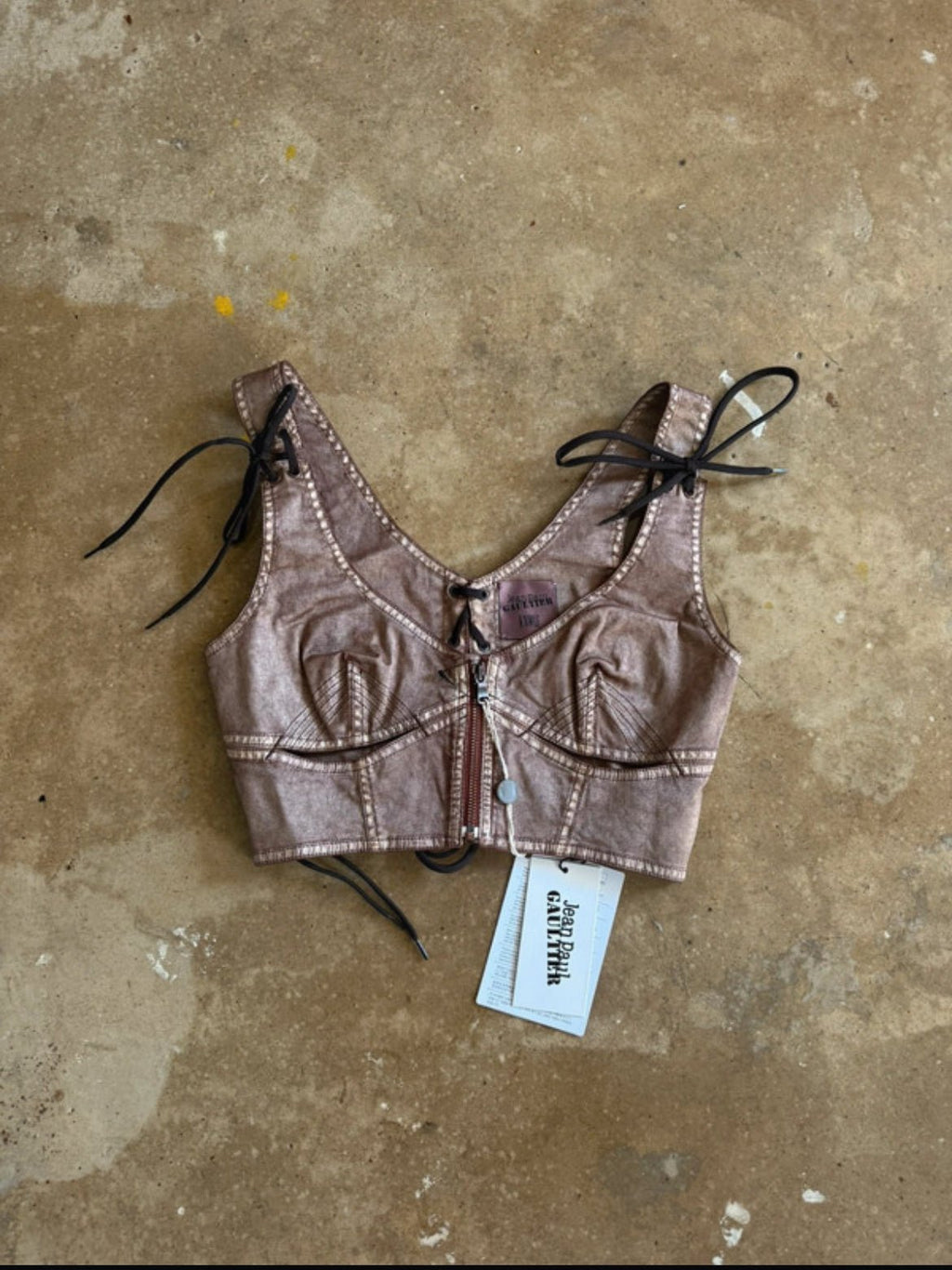 Изключително рядък Jean Paul Gaultier x KNWLS корсет - Sunday West Boutique