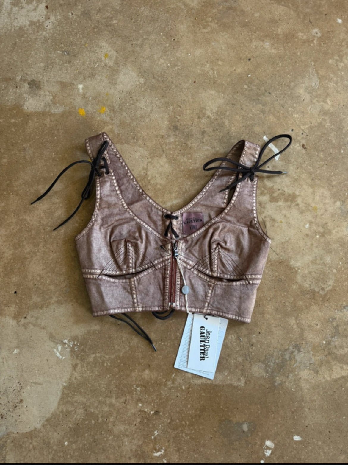 Изключително рядък Jean Paul Gaultier x KNWLS корсет - Sunday West Boutique