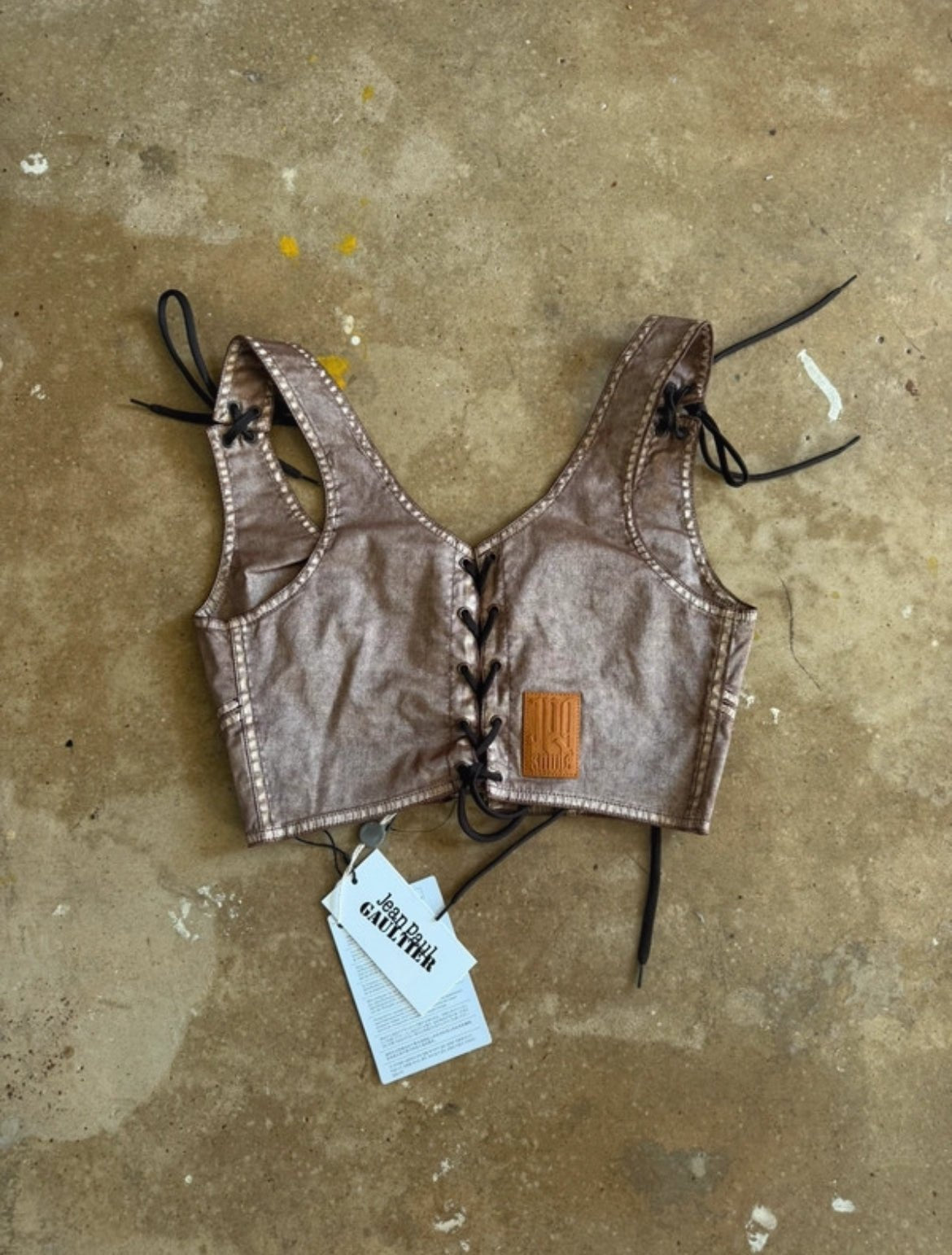 Изключително рядък Jean Paul Gaultier x KNWLS корсет - Sunday West Boutique