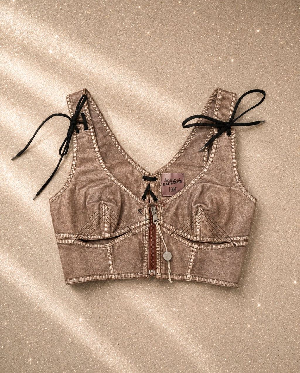 Изключително рядък Jean Paul Gaultier x KNWLS корсет - Sunday West Boutique