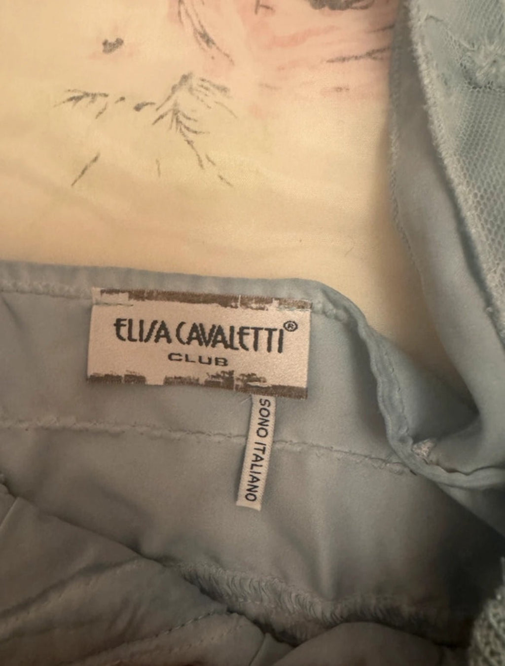 Изключително рядка винтидж рокля Elisa Cavaletti Club, произведена в Италия - Sunday West Boutique
