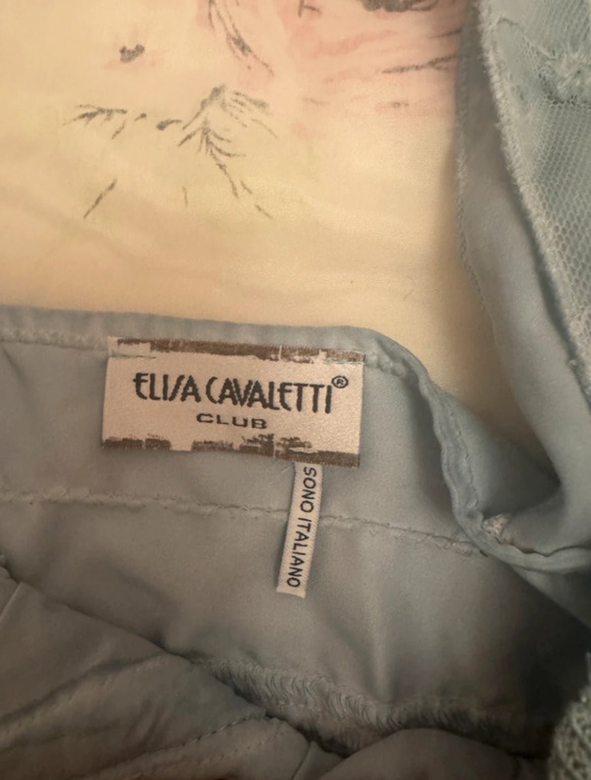 Изключително рядка винтидж рокля Elisa Cavaletti Club, произведена в Италия - Sunday West Boutique