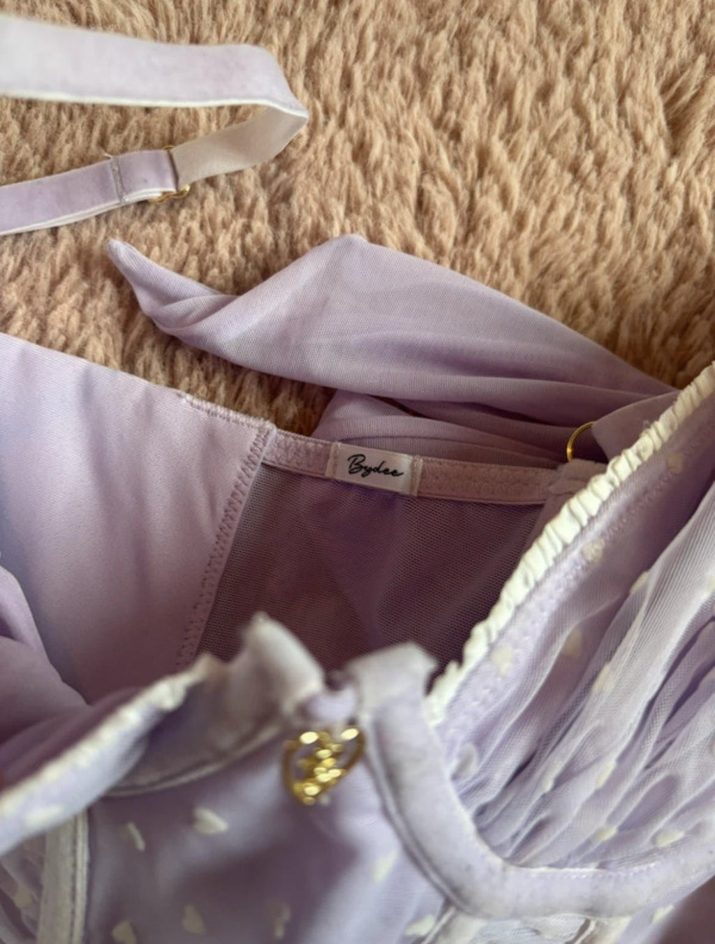 Корсетен топ Bydee - lilac - Sunday West Boutique
