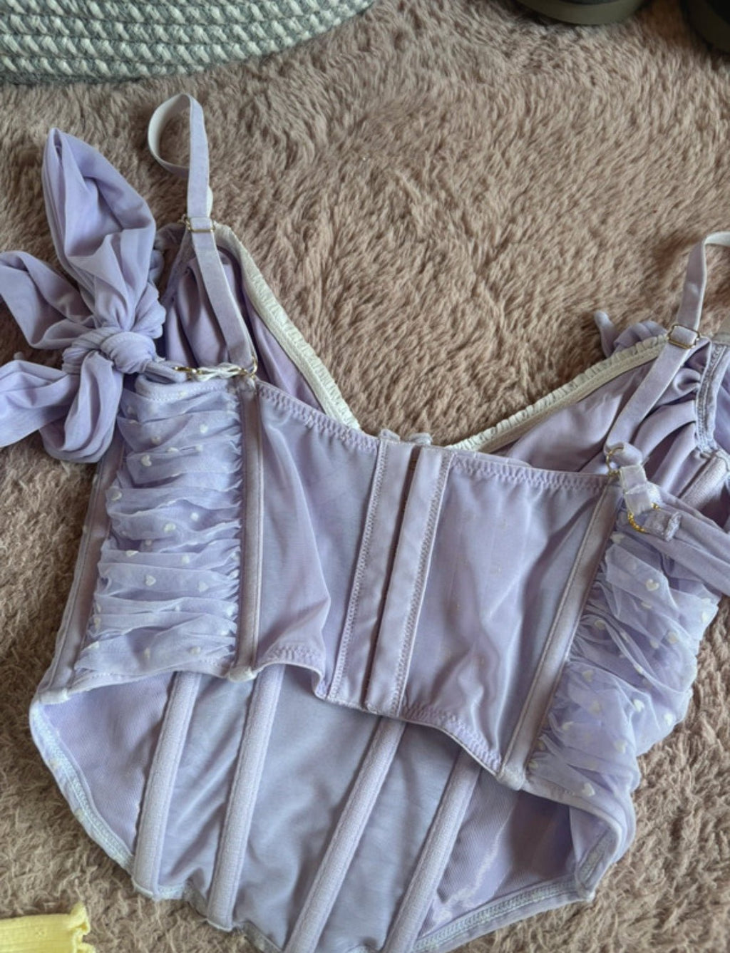 Корсетен топ Bydee - lilac - Sunday West Boutique