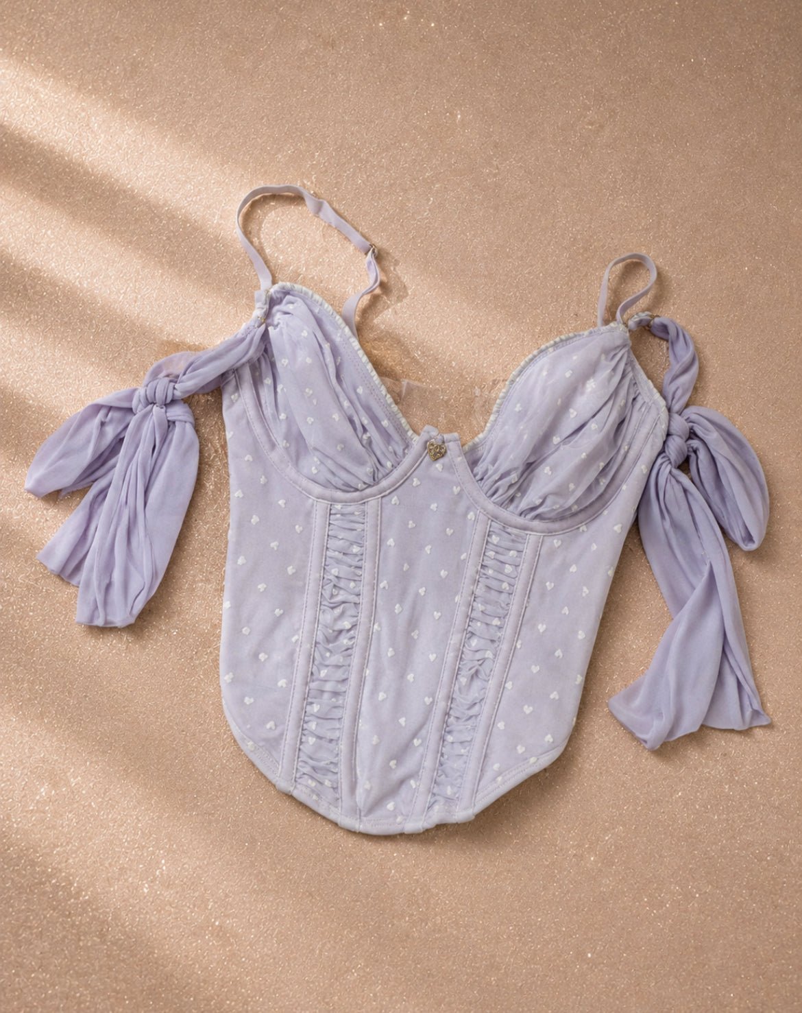 Корсетен топ Bydee - lilac - Sunday West Boutique