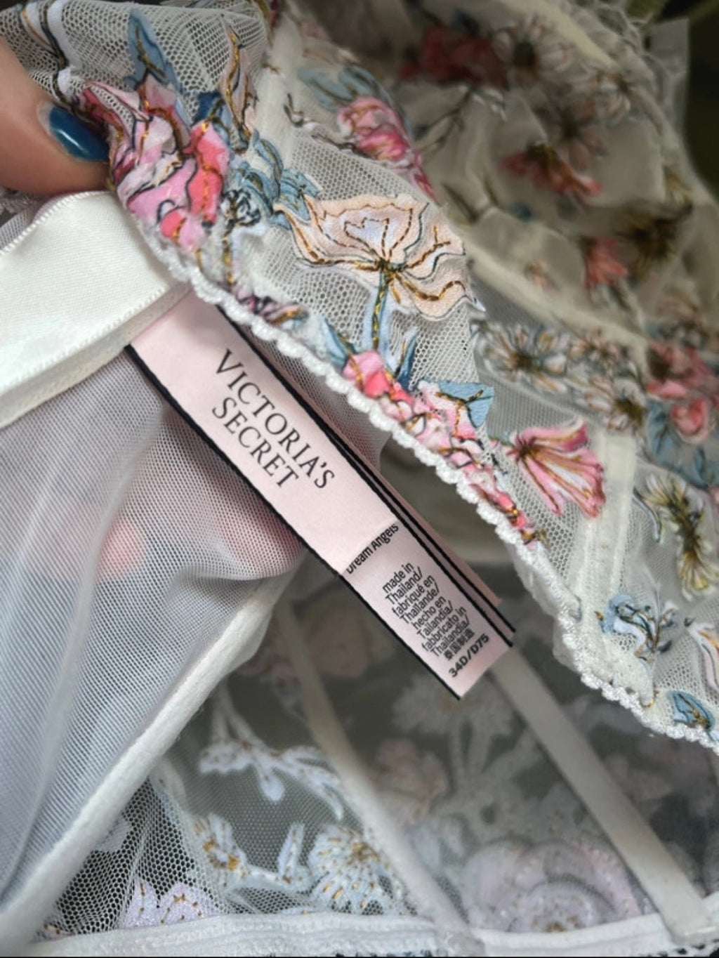 Корсетен топ Victoria’s Secret с романтичен флорален принт - Sunday West Boutique