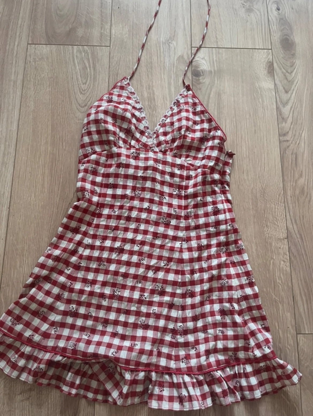 Мини gingham рокля Sweet Chiling - Sunday West Boutique