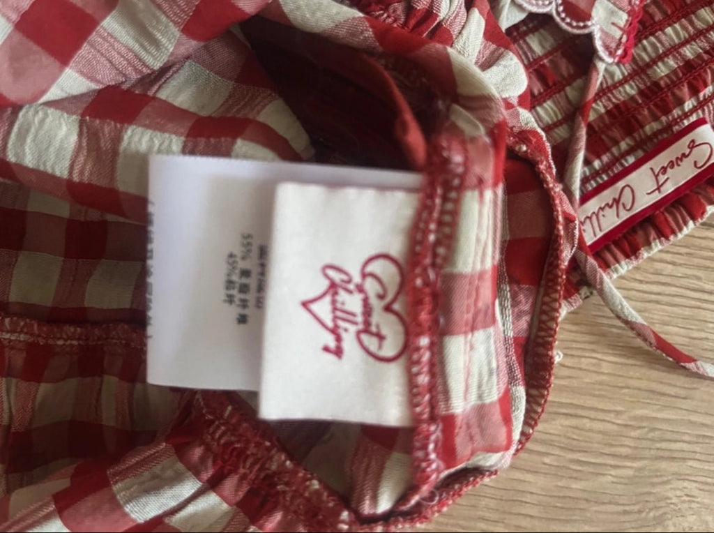 Мини gingham рокля Sweet Chiling - Sunday West Boutique