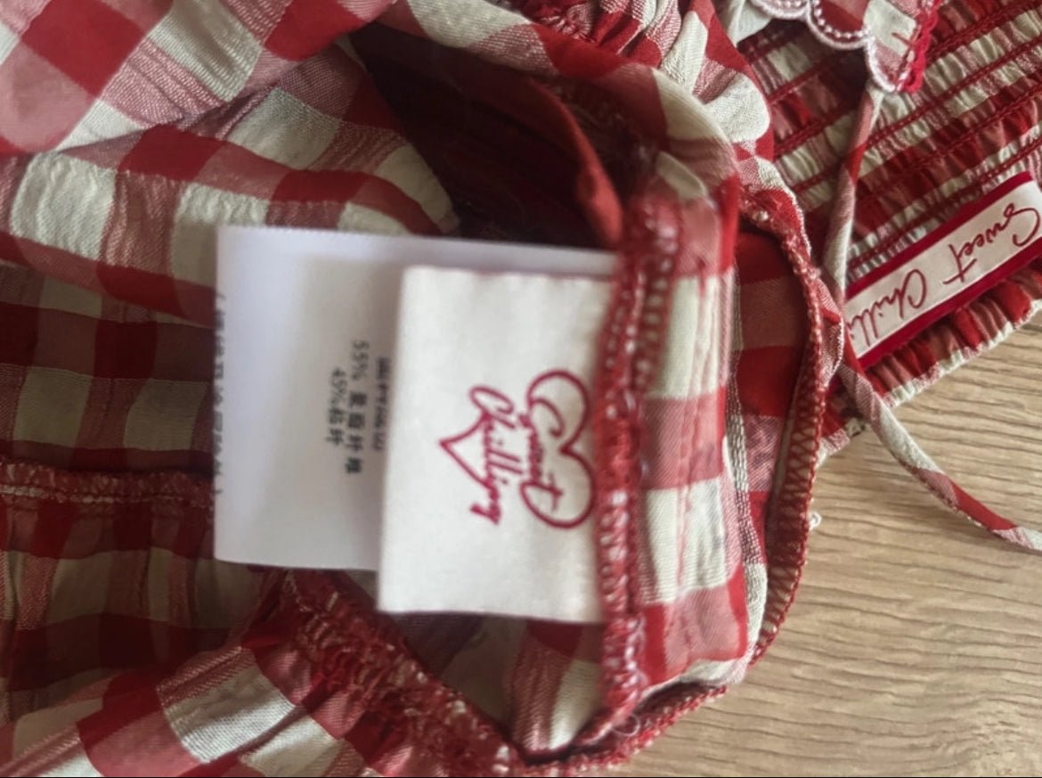 Мини gingham рокля Sweet Chiling - Sunday West Boutique