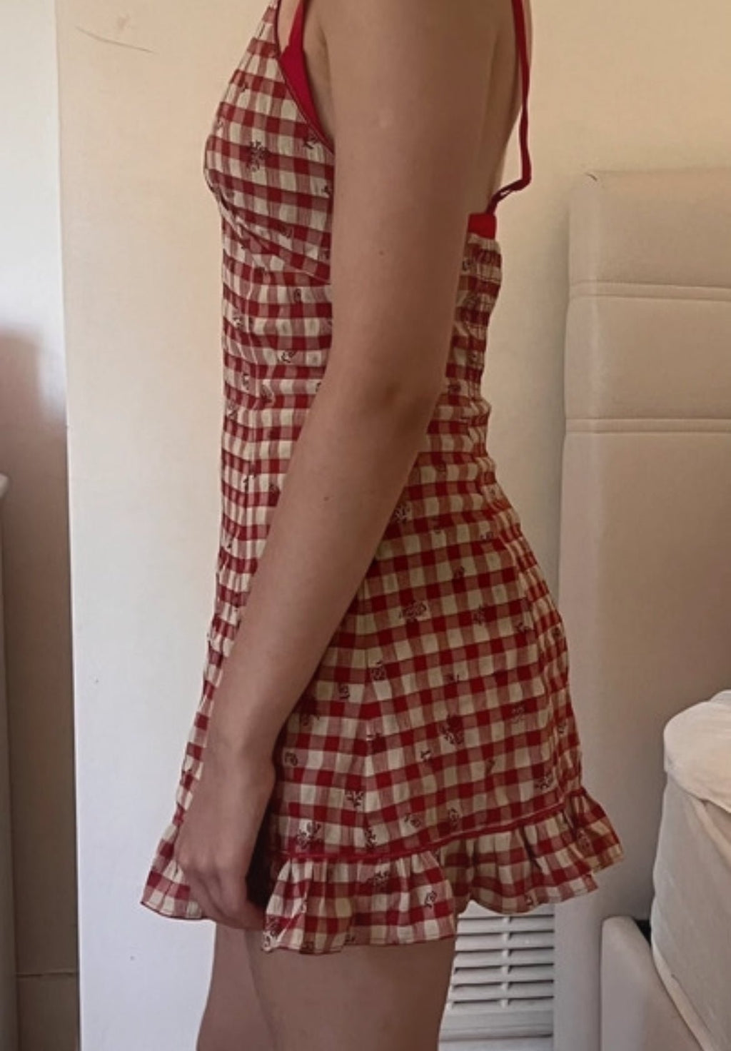 Мини gingham рокля Sweet Chiling - Sunday West Boutique