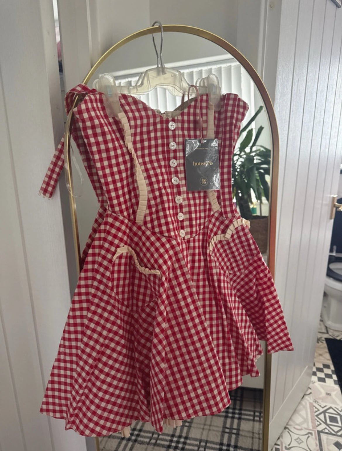 Мини рокля House of CB Gingham - Sunday West Boutique