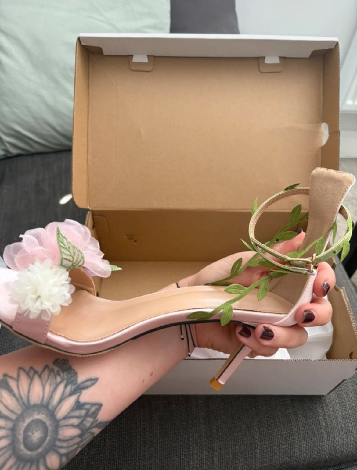 Приказни сандали на ток Once Upon a Heel – Rapunzel - Sunday West Boutique
