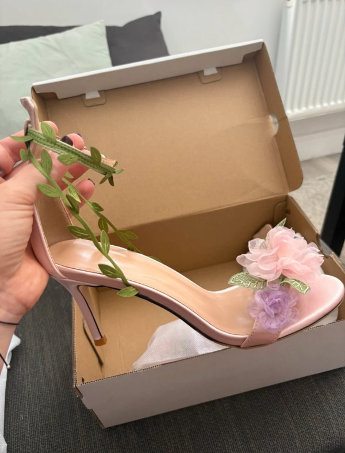 Приказни сандали на ток Once Upon a Heel – Rapunzel - Sunday West Boutique