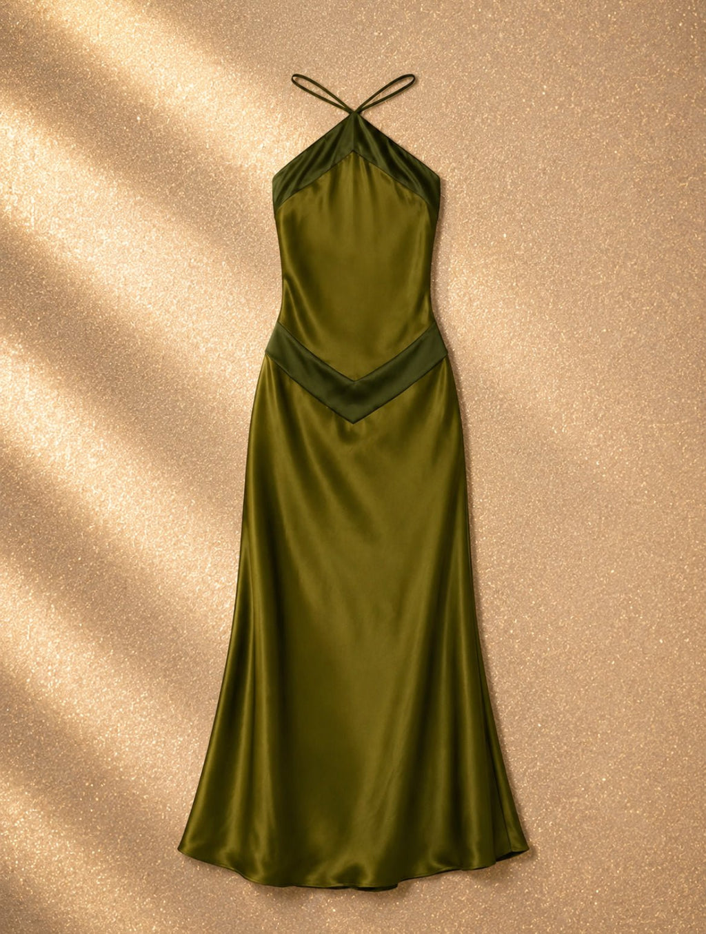Reformation Jillian рокля в цвят Pear Green, изработена от 100% естествена коприна - Sunday West Boutique