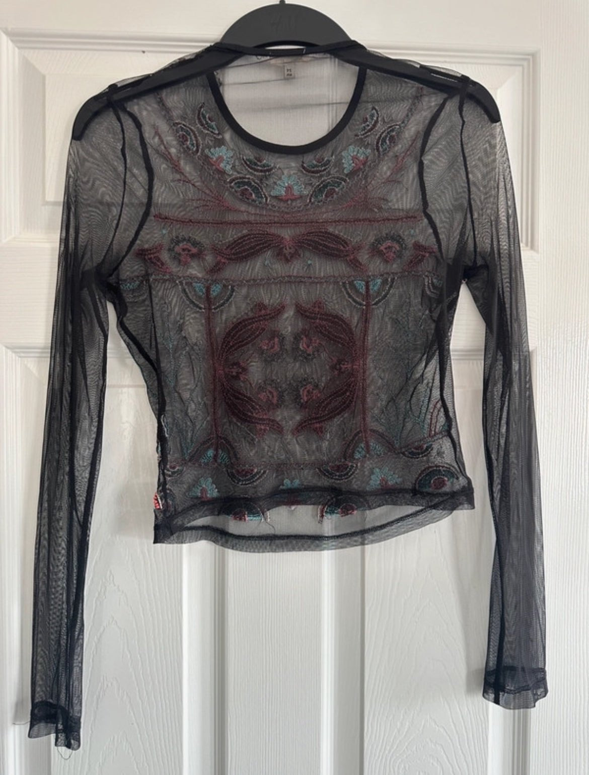 River Island sheer mesh топ - Sunday West Boutique