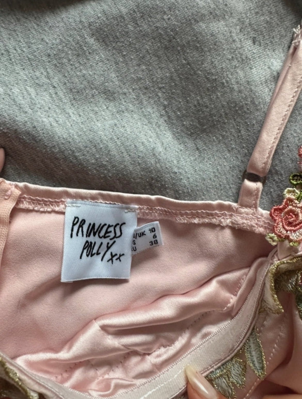 Розова сатенена мини рокля Princess Polly - M - Sunday West Boutique
