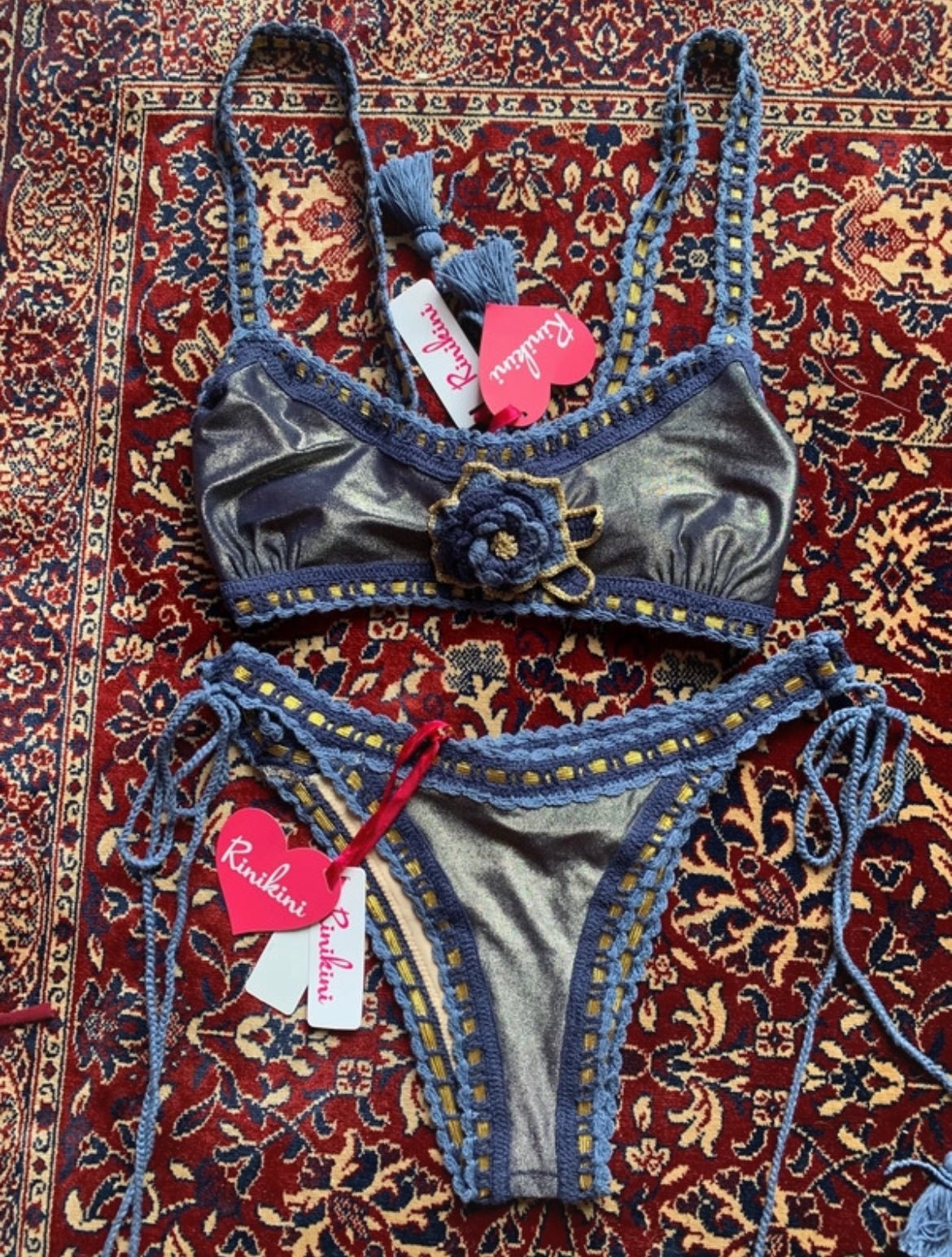 Рядък Y2K бански Rinikini - deadstock - Sunday West Boutique