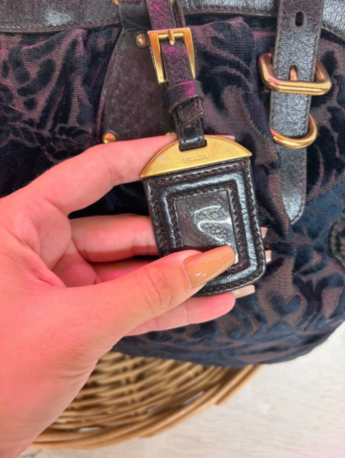 Рядка винтидж Prada Velluto Jacquard Frame Bag – емблематичен модел - Sunday West Boutique