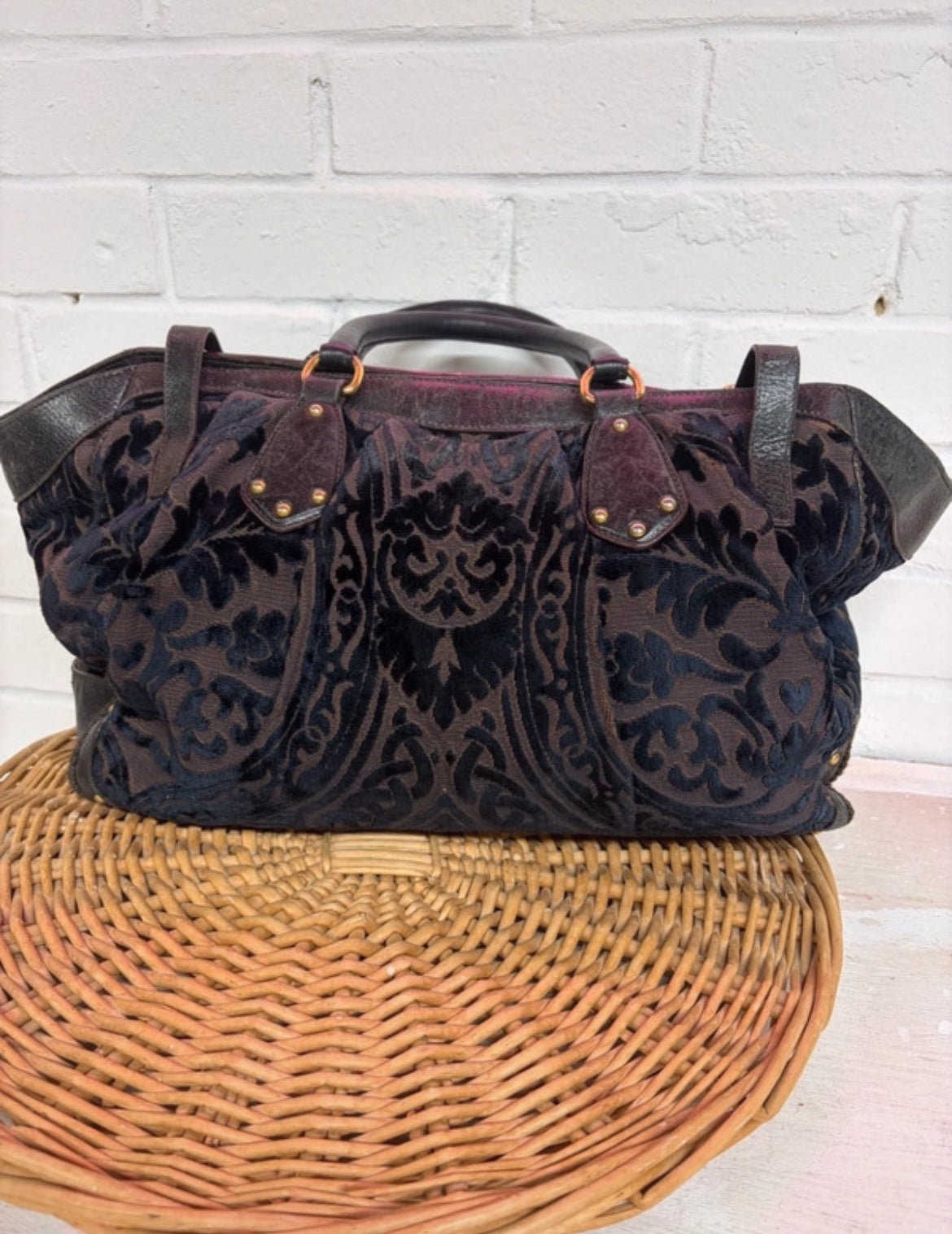 Рядка винтидж Prada Velluto Jacquard Frame Bag – емблематичен модел - Sunday West Boutique