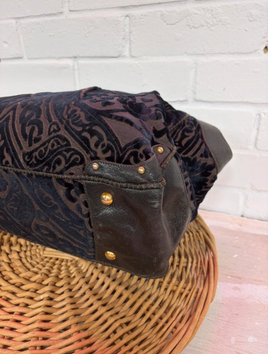 Рядка винтидж Prada Velluto Jacquard Frame Bag – емблематичен модел - Sunday West Boutique