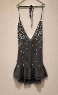 Slip мини рокля Jaded London - седефени копчета - Sunday West Boutique
