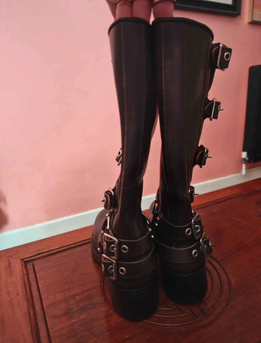 Steve Madden Rocky високи biker ботуши от естествена кожа - Sunday West Boutique