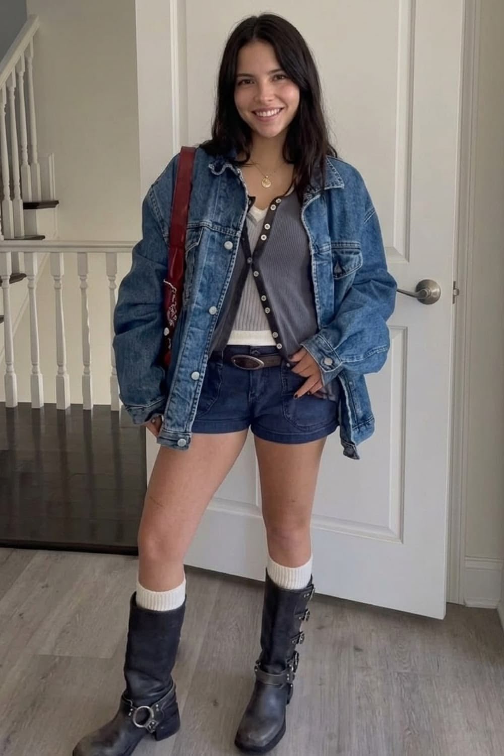 Steve Madden Rocky високи biker ботуши от естествена кожа - Sunday West Boutique