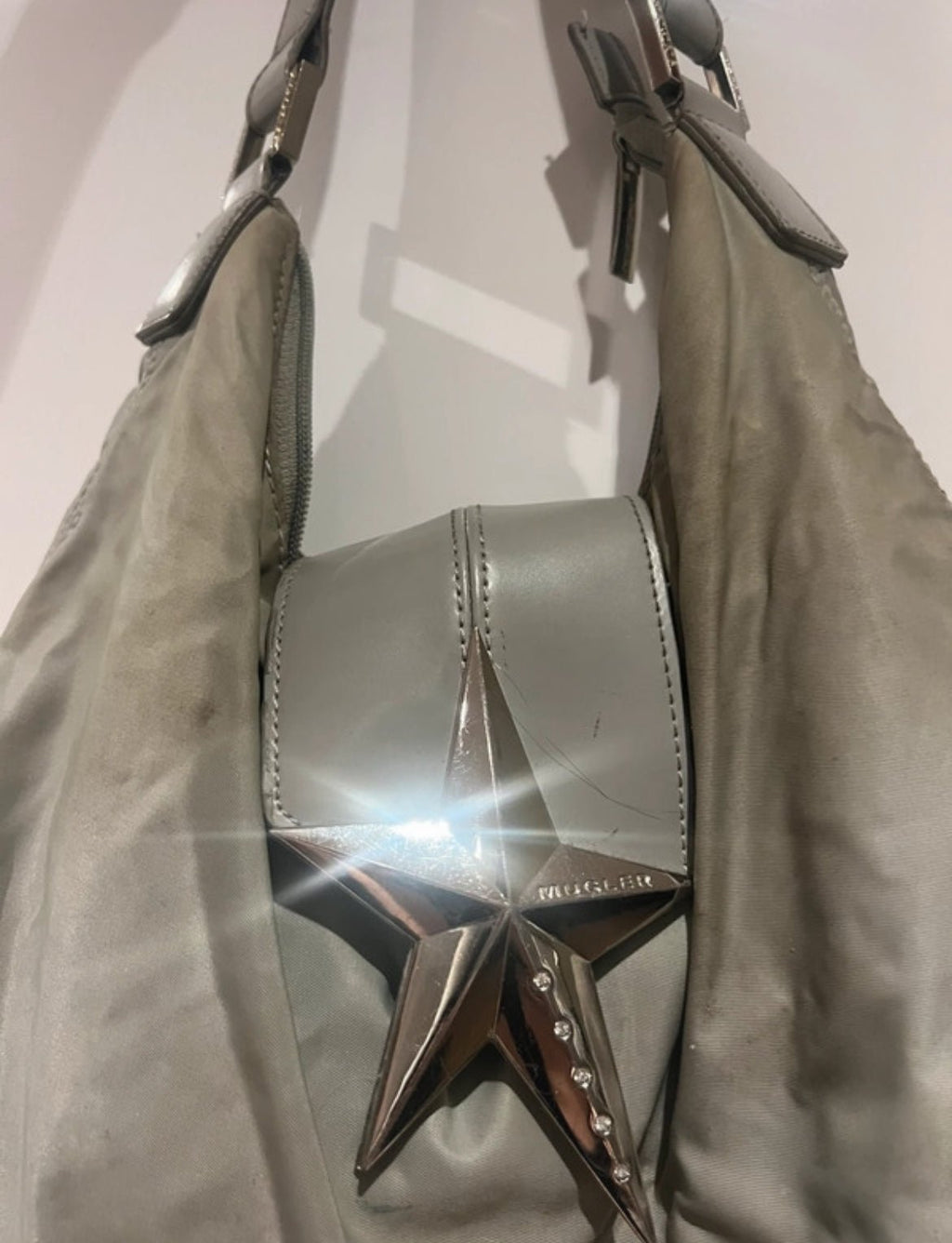 Thierry Mugler Zénith 3 Vintage Hobo чанта - Sunday West Boutique