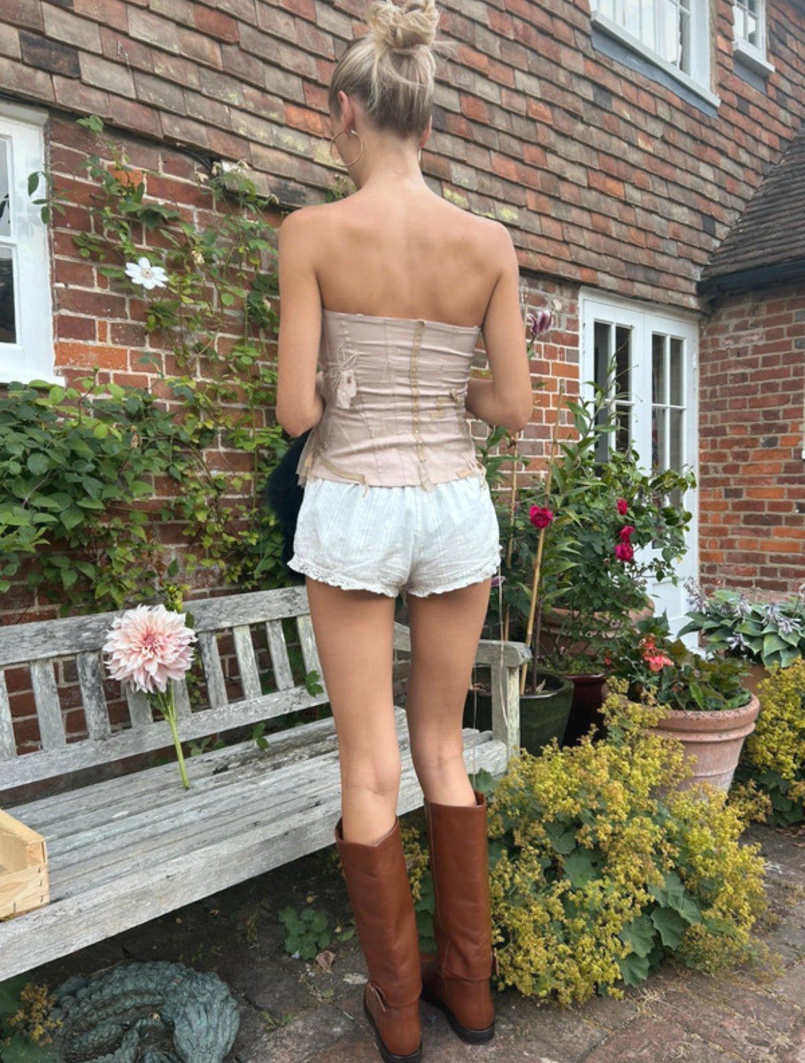 Vintage Karen Millen корсет с изключително детайлна Y2K визия - Sunday West Boutique