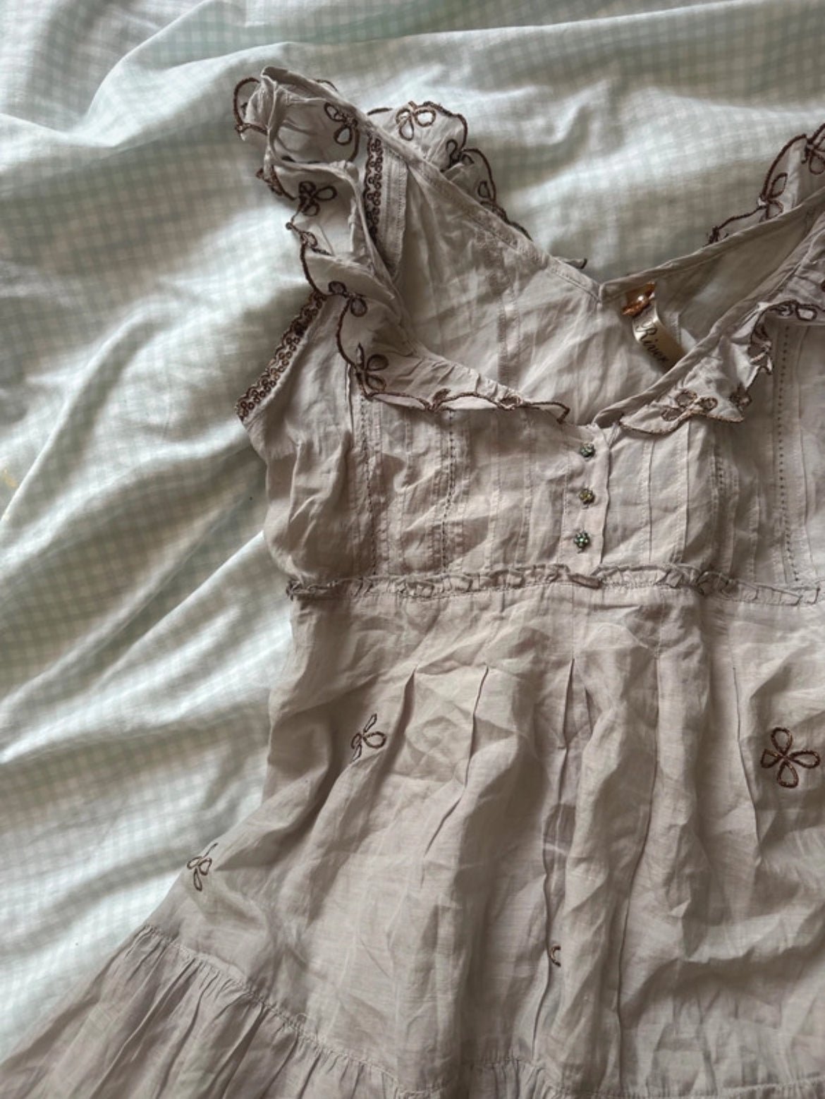 Винтидж baby doll топ River Island - Sunday West Boutique