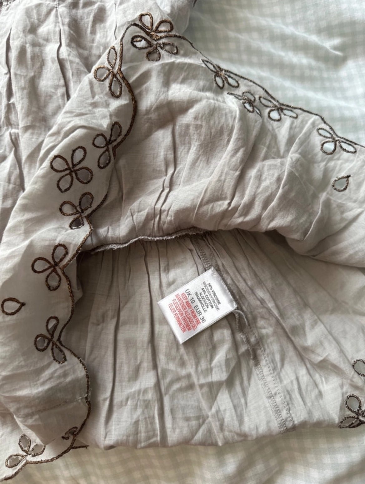 Винтидж baby doll топ River Island - Sunday West Boutique