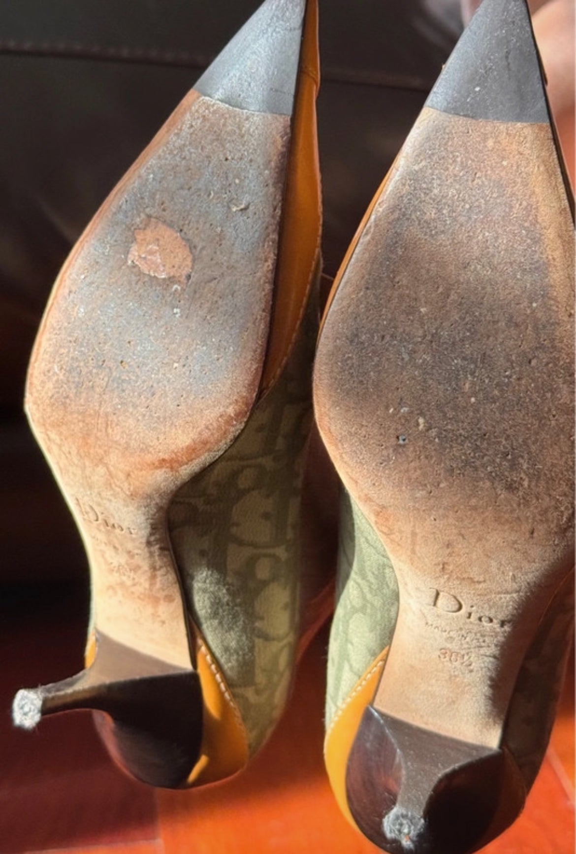 Винтидж Christian Dior kitten heels - Sunday West Boutique