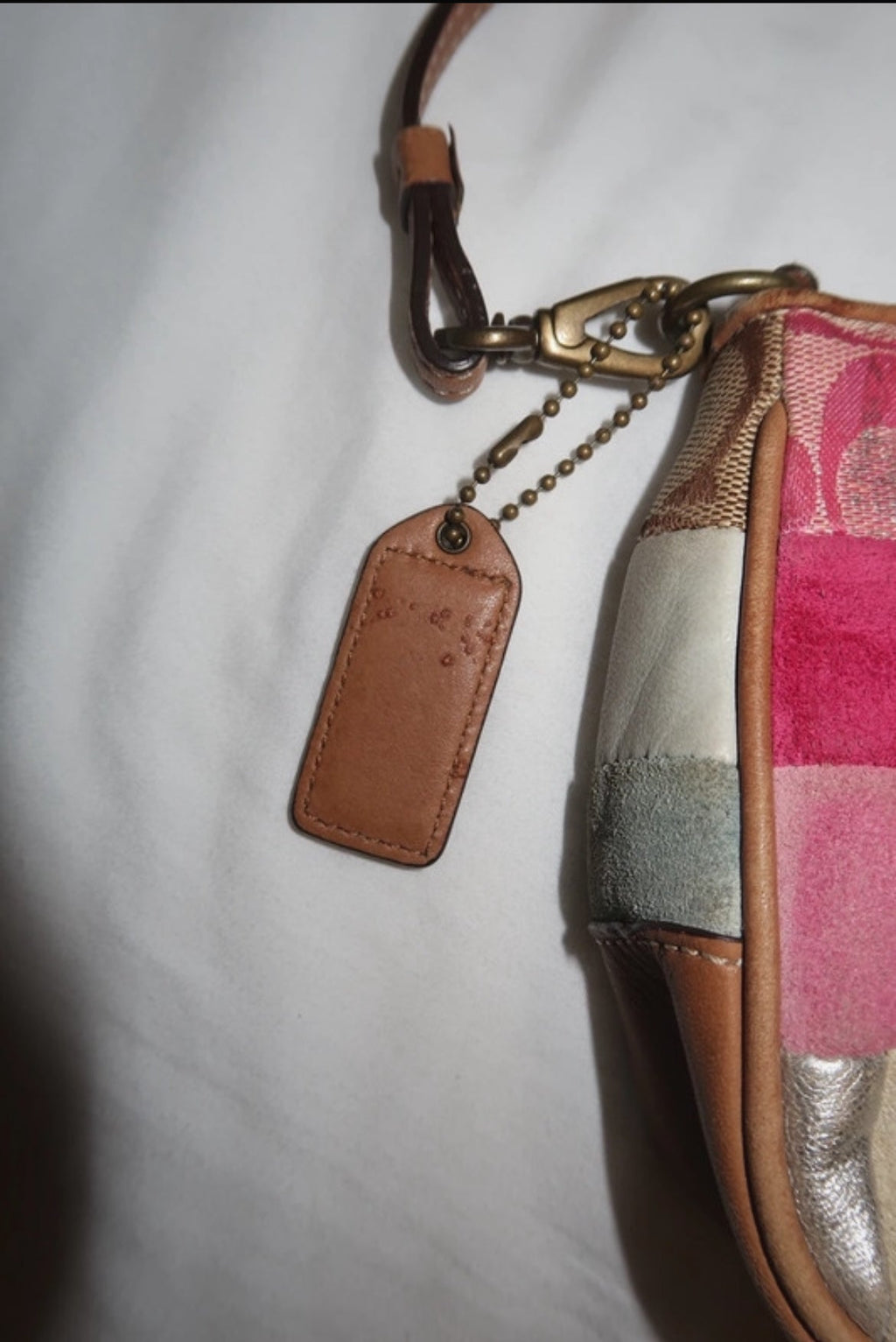 Винтидж Coach Patchwork Shoulder Чанта - Sunday West Boutique